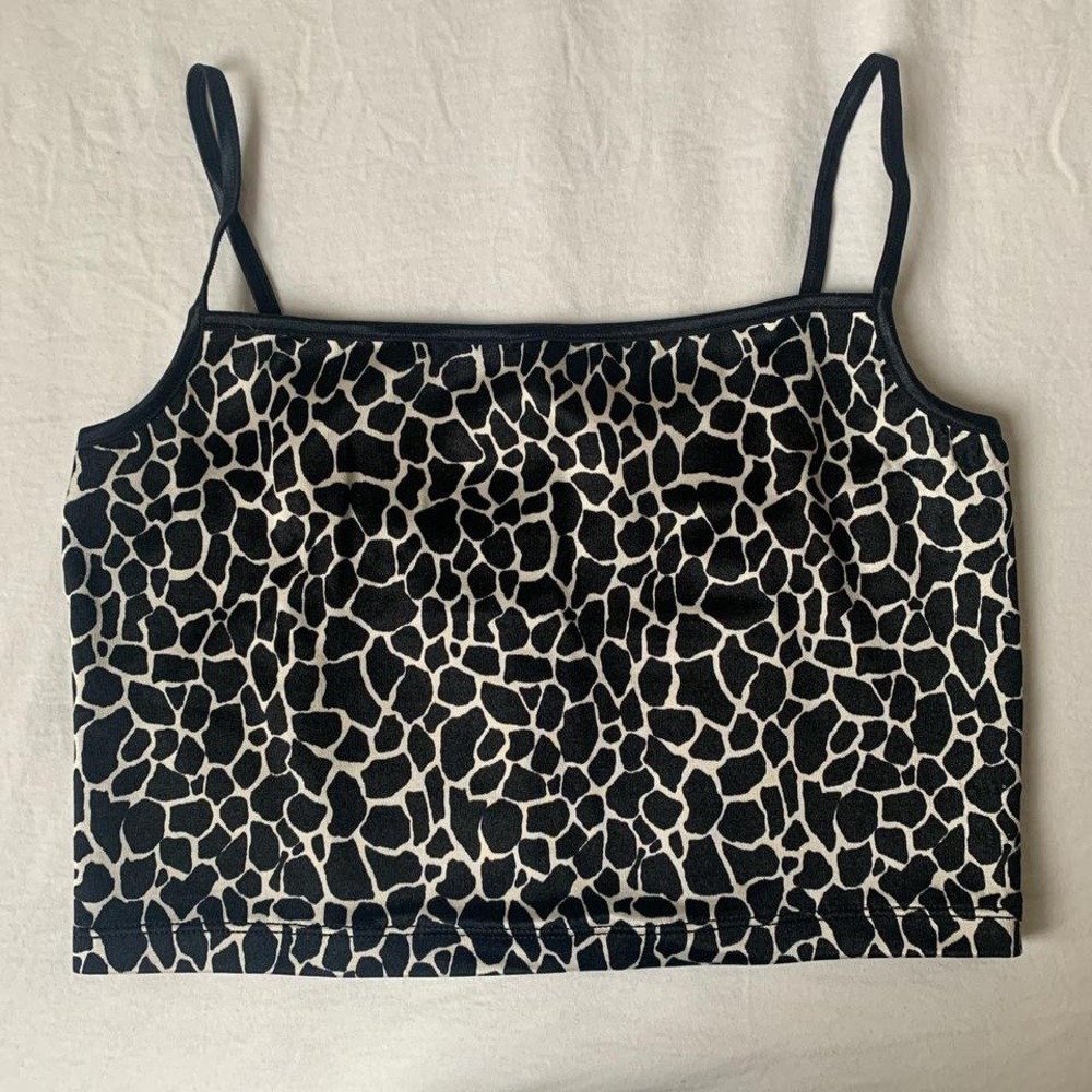 American Apparel Giraffe Print Cami Top